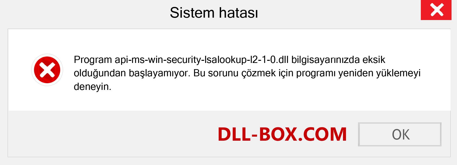 api-ms-win-security-lsalookup-l2-1-0.dll dosyası eksik mi? Windows 7, 8, 10 için İndirin - Windows'ta api-ms-win-security-lsalookup-l2-1-0 dll Eksik Hatasını Düzeltin, fotoğraflar, resimler